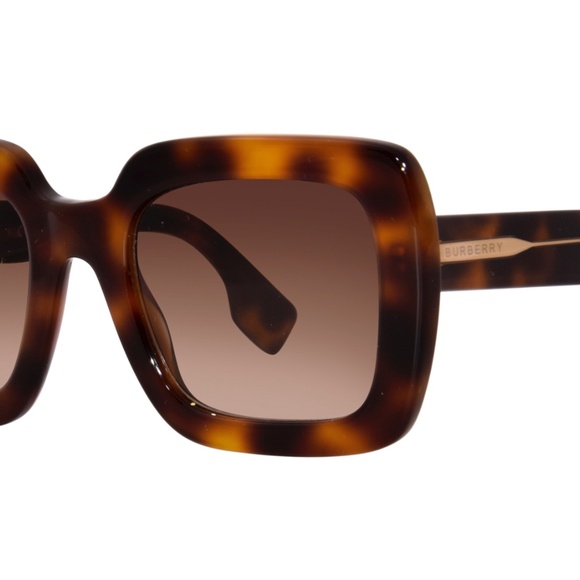 Burberry BE 4284 3790/13 New Tortoise/Brown Gradient Sunglasses 52mm with case - Picture 8 of 8